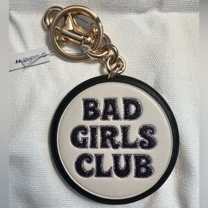 Bad Girls Club Bag Charm In Signature Canvas - Coach - NWT